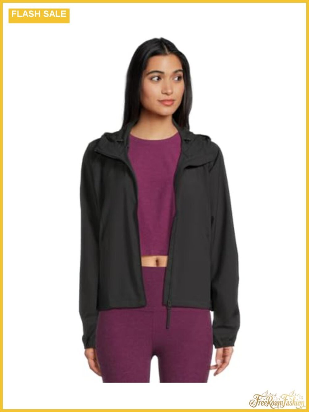 Women's Cross Country Packable Jacket Full Zip Hooded Long Length